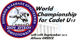 1-    -  15  1st Jiu Jitsu World Championship U15: 28-29.09.2013.